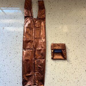 BAGGU Metallic Reusable Wine Bag